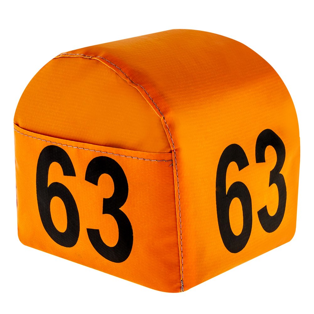 Prisma bolinha laranja numerado